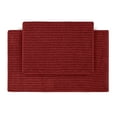 thumbnail image 1 of Garland Rug Sheridan Washable Nylon Bath Rug Set, 2 Piece Set (17"x24" Bath Rug, & 21"x34" Bath Rug) Chili Pepper Red, 1 of 5