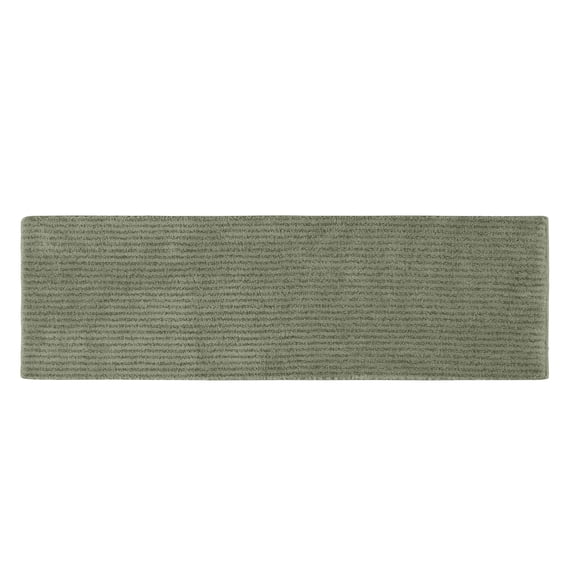 Garland Rug Sheridan Washable Nylon Deep Fern Bathroom Runner, 22" x 60"