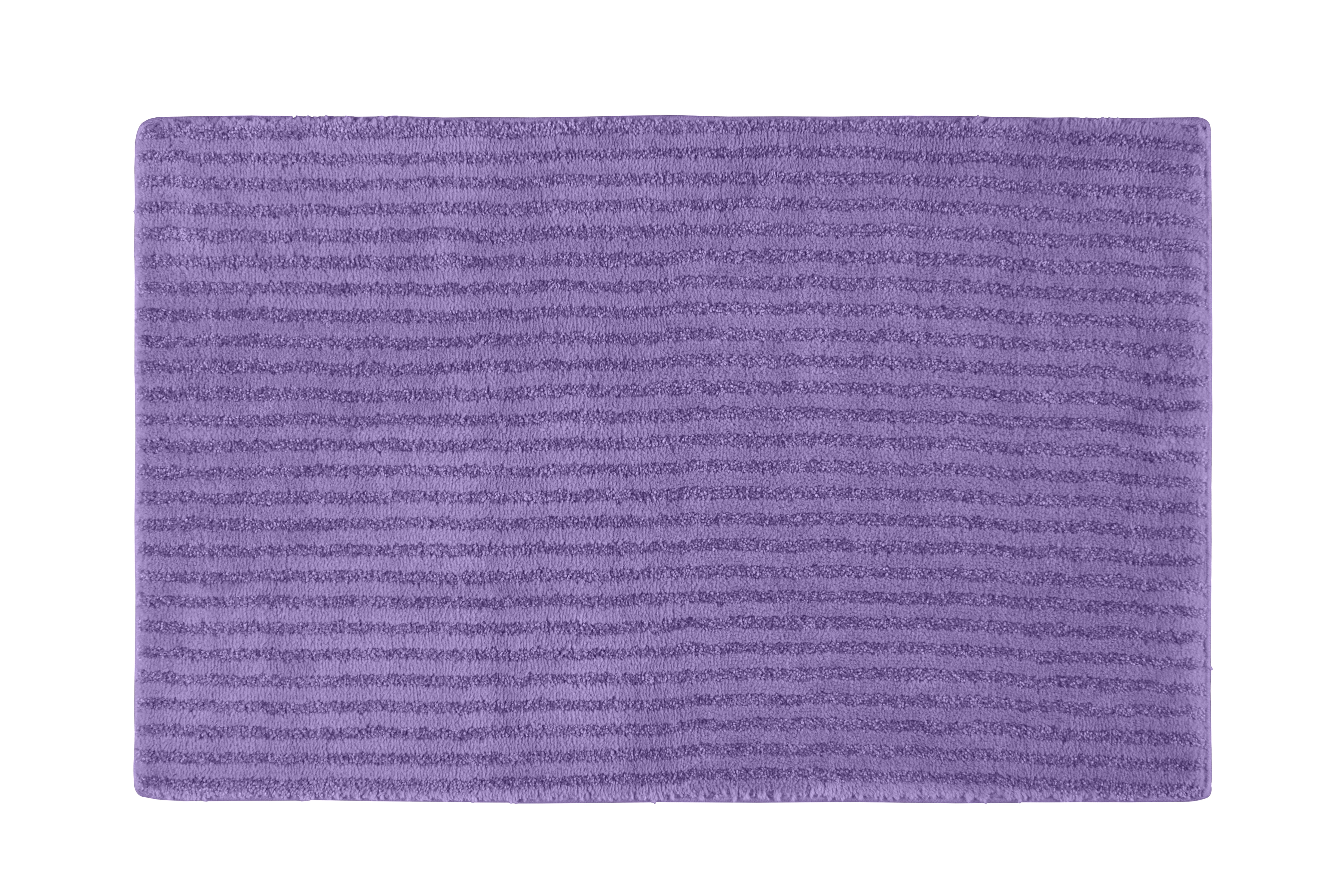 Sheridan Plush Purple Nylon Washable Bath Rug, 24" x 40"