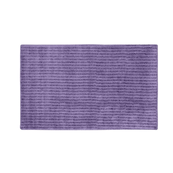 Garland Rug Sheridan Washable Nylon Purple Bath Rug, 30" x 50"