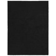 Garland Rug Skyline Shag Black Indoor Area Rug, 5' x 7'