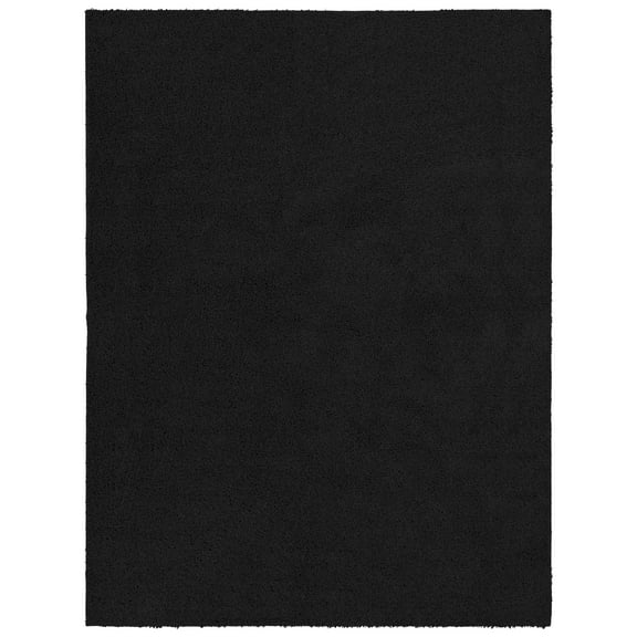 Garland Rug Skyline Shag Black Indoor Area Rug, 5' x 7'