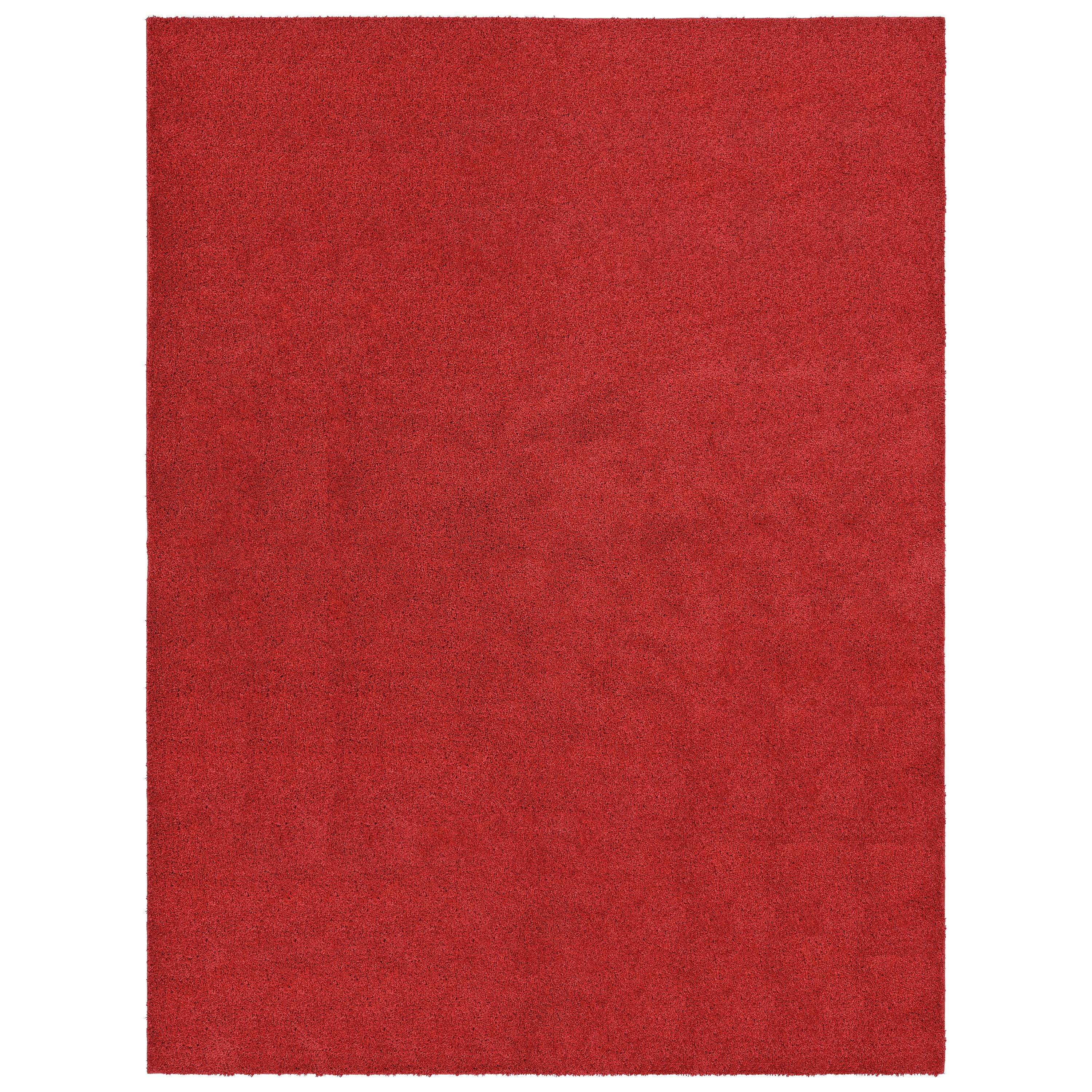 Garland Rug Skyline Shag Chili Red Indoor Area Rug, 9' x 12'