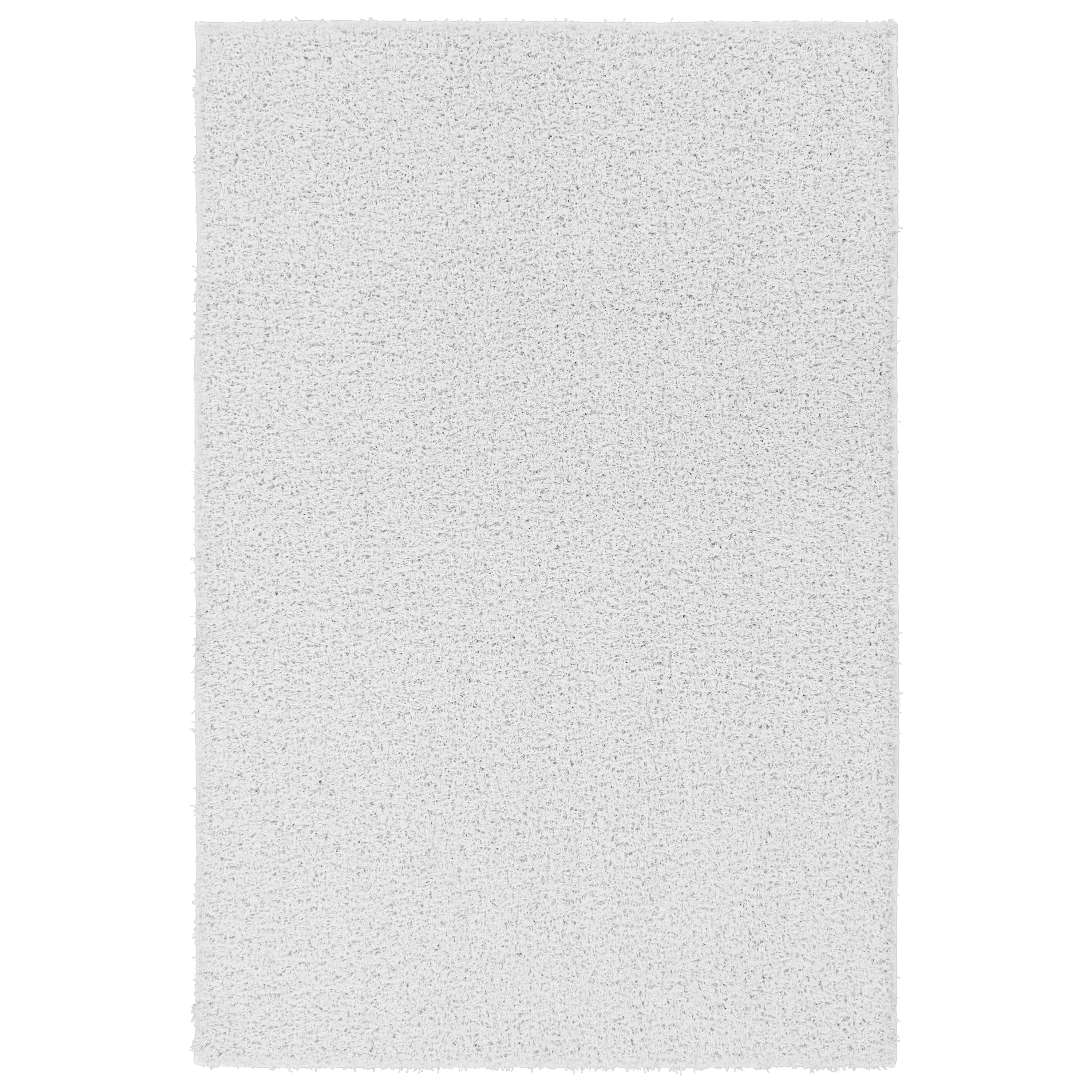 Garland Rug Southpointe Shag White Indoor Area Rug, 6' x 9'