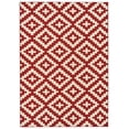 thumbnail image 1 of Garland Rug Southwest Polypropylene Chili Red/Ivory Indoor Area Rug, 5' x 7', 1 of 5
