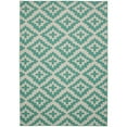 thumbnail image 1 of Garland Rug Southwest Polypropylene Teal/Ivory Indoor Area Rug, 5' x 7', 1 of 5