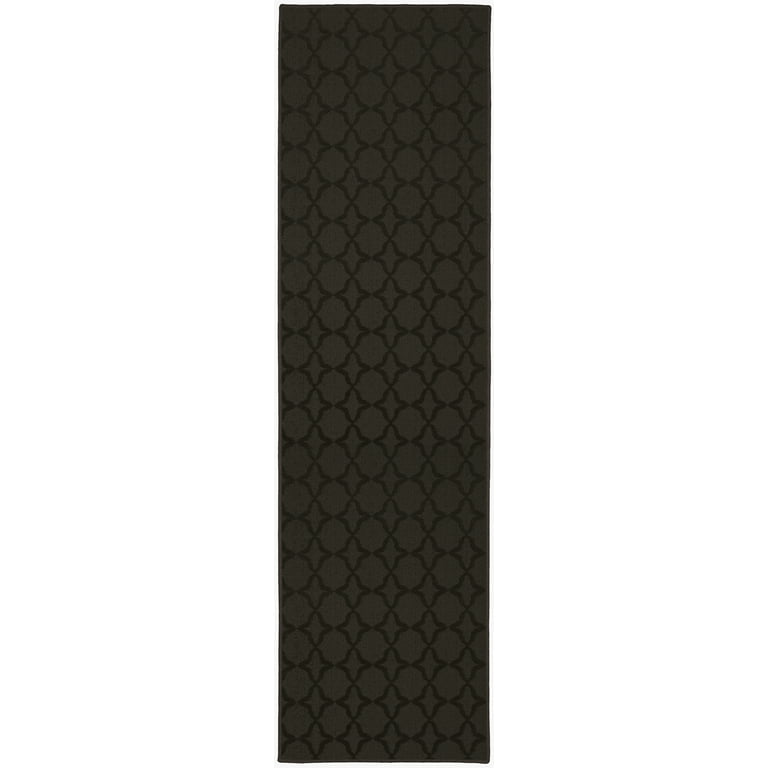 Garland Silhouette 8 x 10 Indigo/White Indoor Trellis Area Rug Garland Silhouette 8 x 10 Indigo/White Indoor Trellis Area Rug