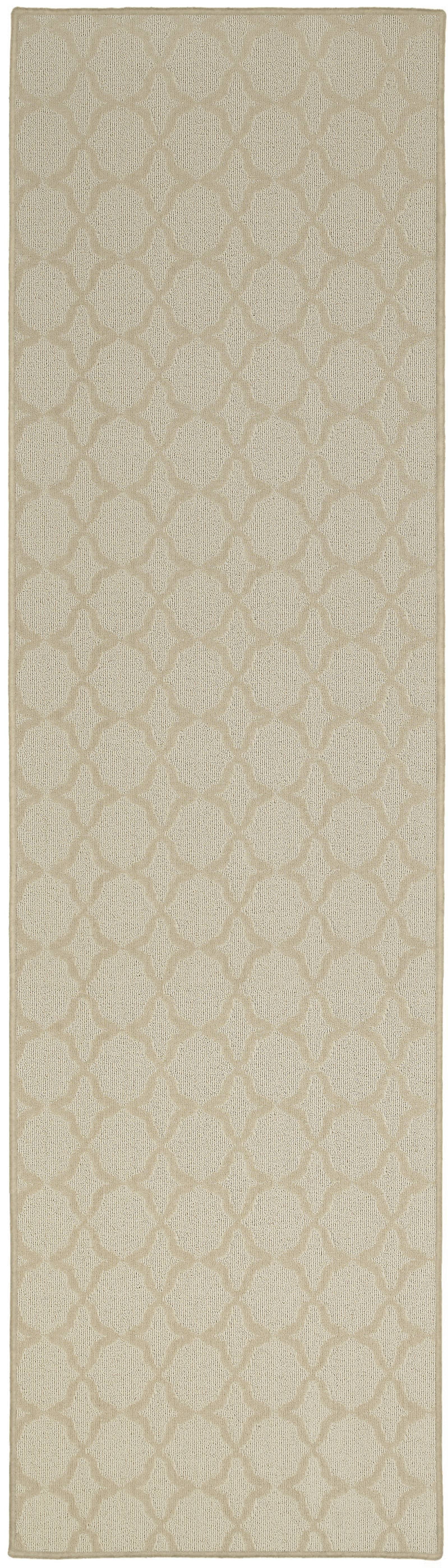 Garland Rug Sparta Tan Indoor Runner Rug, 3' x 8'