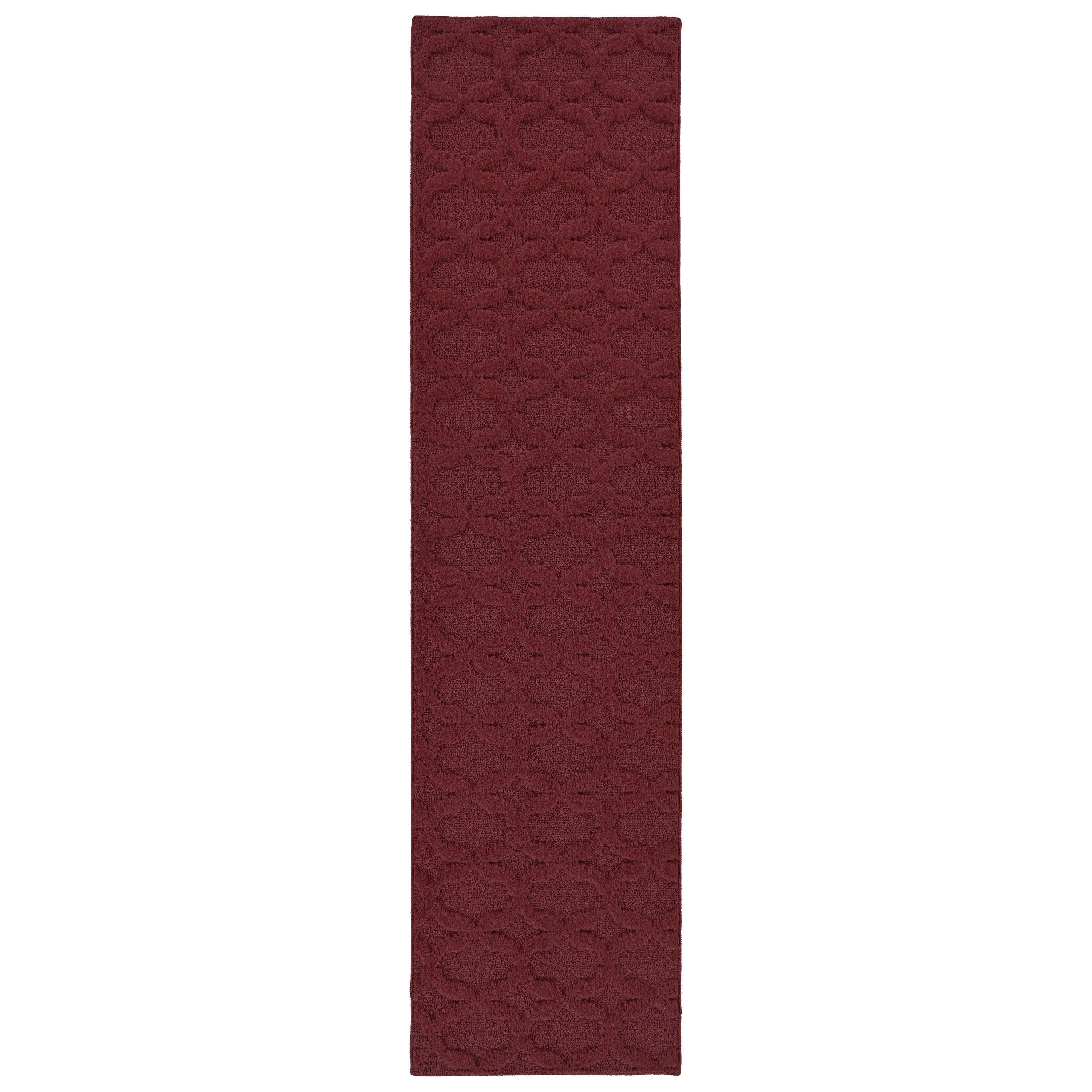 Garland Rug Sparta Chili Red Indoor Runner Rug, 2' x 8'