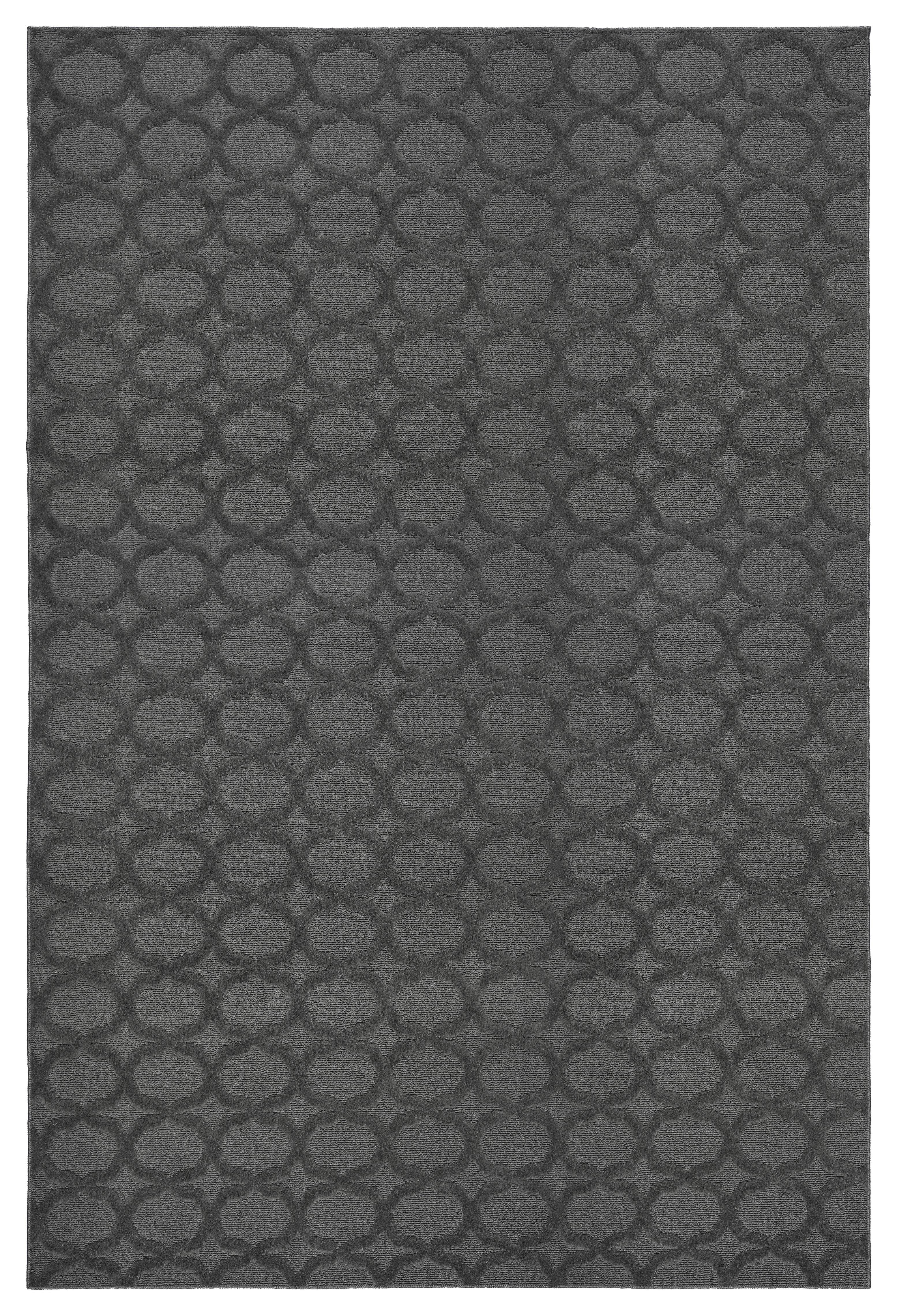 Garland Rug Sparta Cinder Gray Indoor Area Rug, 6' x 9'