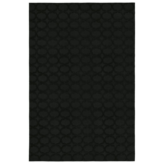 Garland Rug Sparta Black Indoor Area Rug, 7'6" x 9'6"