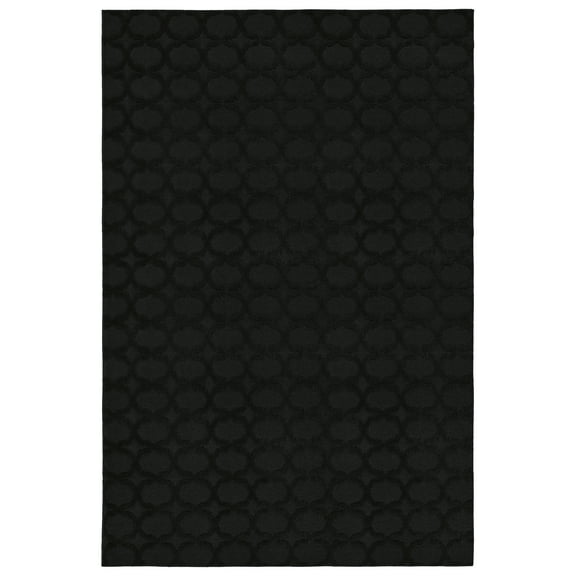 Garland Rug Sparta Black Indoor Area Rug, 7'6" x 9'6"