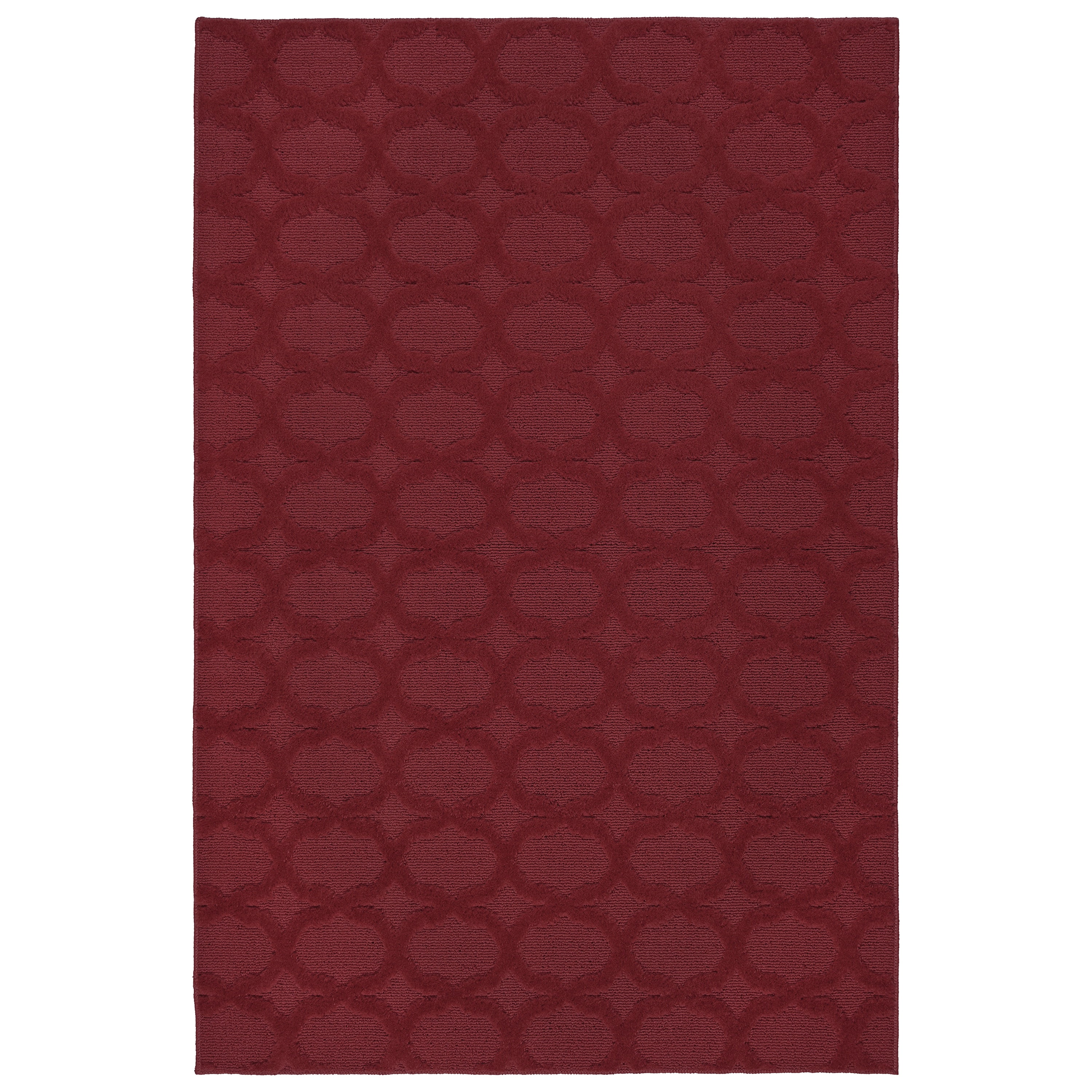 Garland Rug Sparta Chili Red Indoor Area Rug, 4' x 6'
