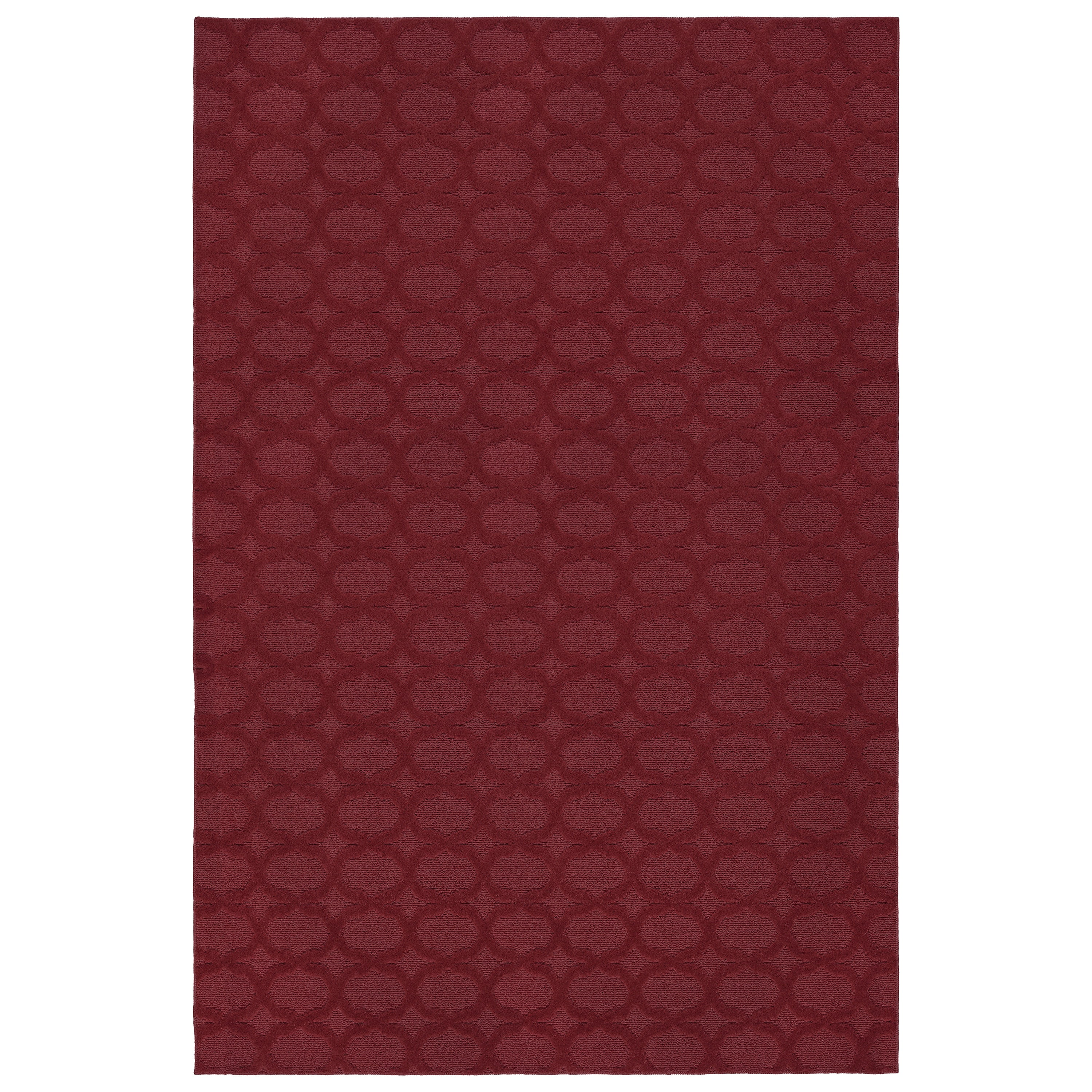 Garland Rug Sparta Chili Red Indoor Area Rug, 8' x 10'