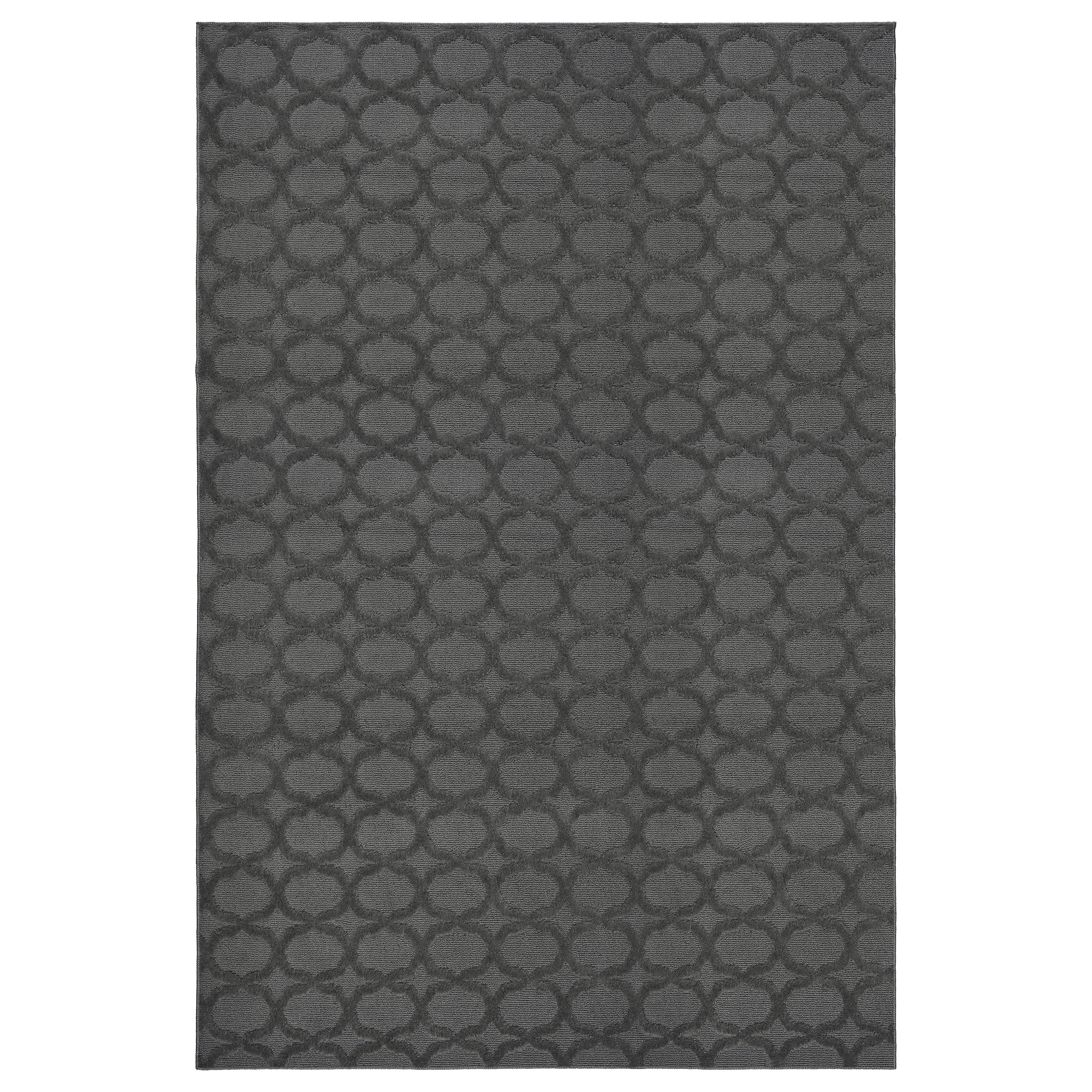 Garland Rug Sparta Cinder Gray Indoor Area Rug, 5' x 8'