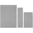 thumbnail image 1 of Garland Rug Sparta Indoor Rug Set, 3 Piece Set (2'x5',3'x4', 5'x7') Silver, 1 of 6
