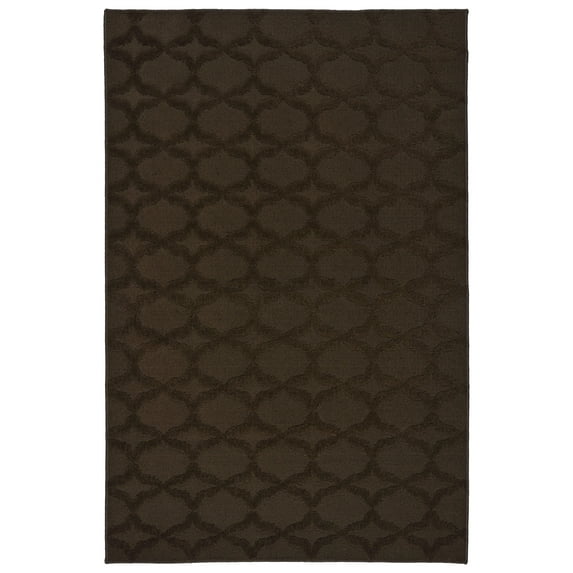 Garland Rug Sparta Mocha Indoor Area Rug, 5' x 7'