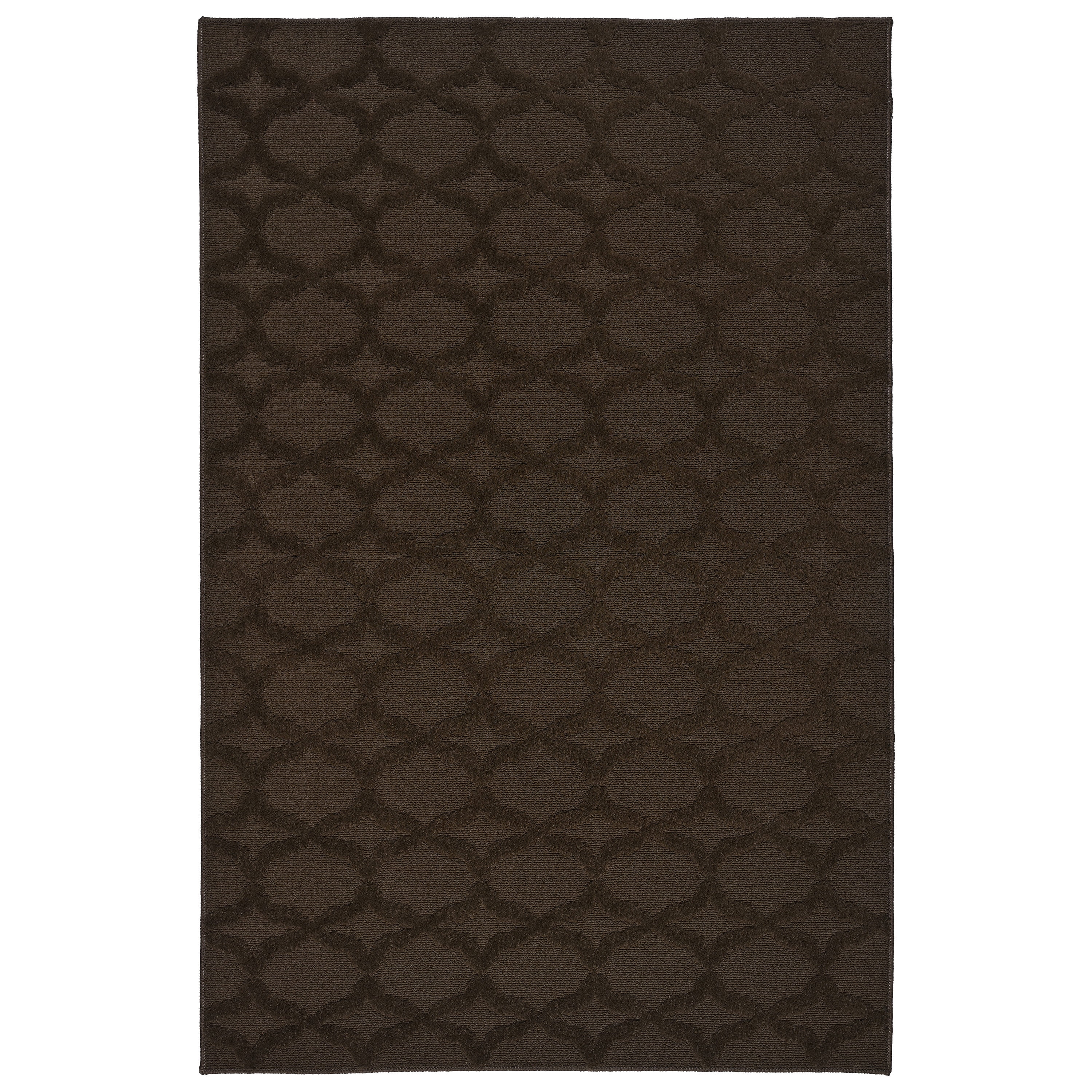 Garland Rug Sparta Mocha Indoor Area Rug, 5' x 8'