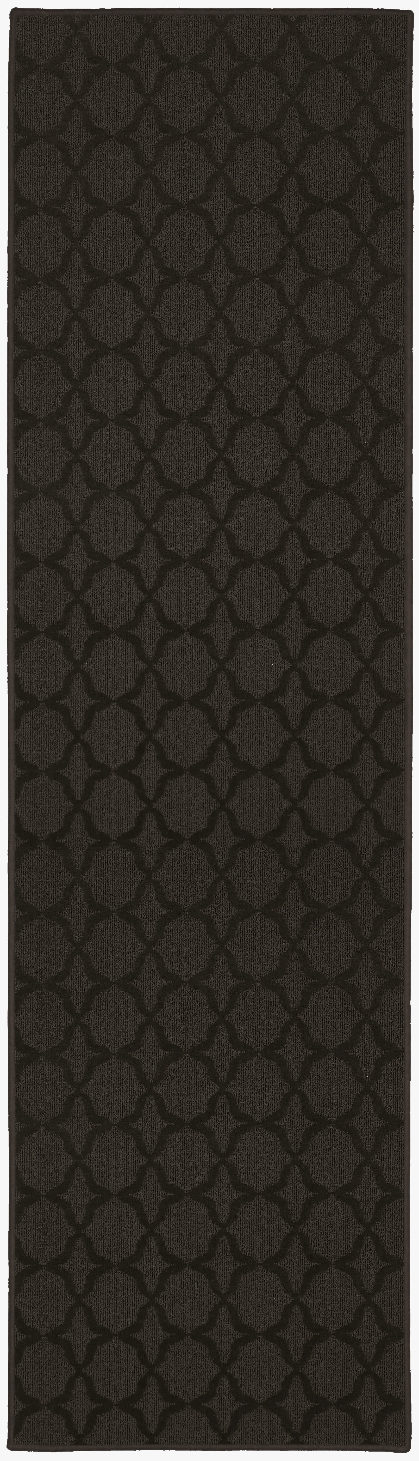 Garland Rug Sparta Mocha Indoor Runner Rug, 2' x 12'