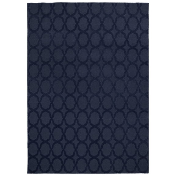 Garland Rug Sparta Navy Indoor Area Rug, 6' x 9'