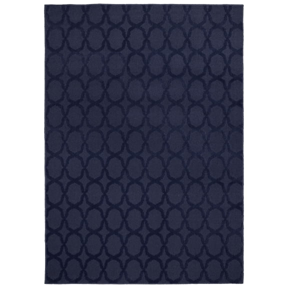 Garland Rug Sparta Navy Indoor Area Rug, 7'6" x 9'6"