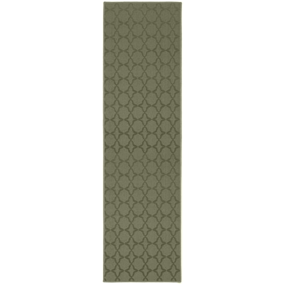 Garland Rug Sparta Sage Indoor Runner Rug, 2' x 8'
