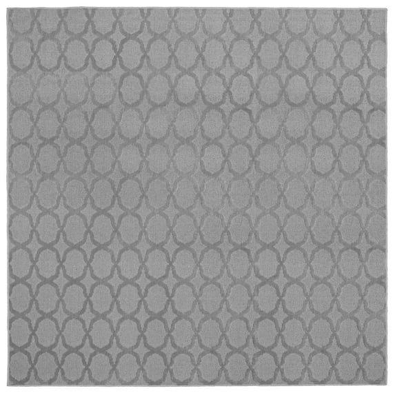 Garland Rug Sparta Silver Square Indoor Area Rug, 12' x 12'