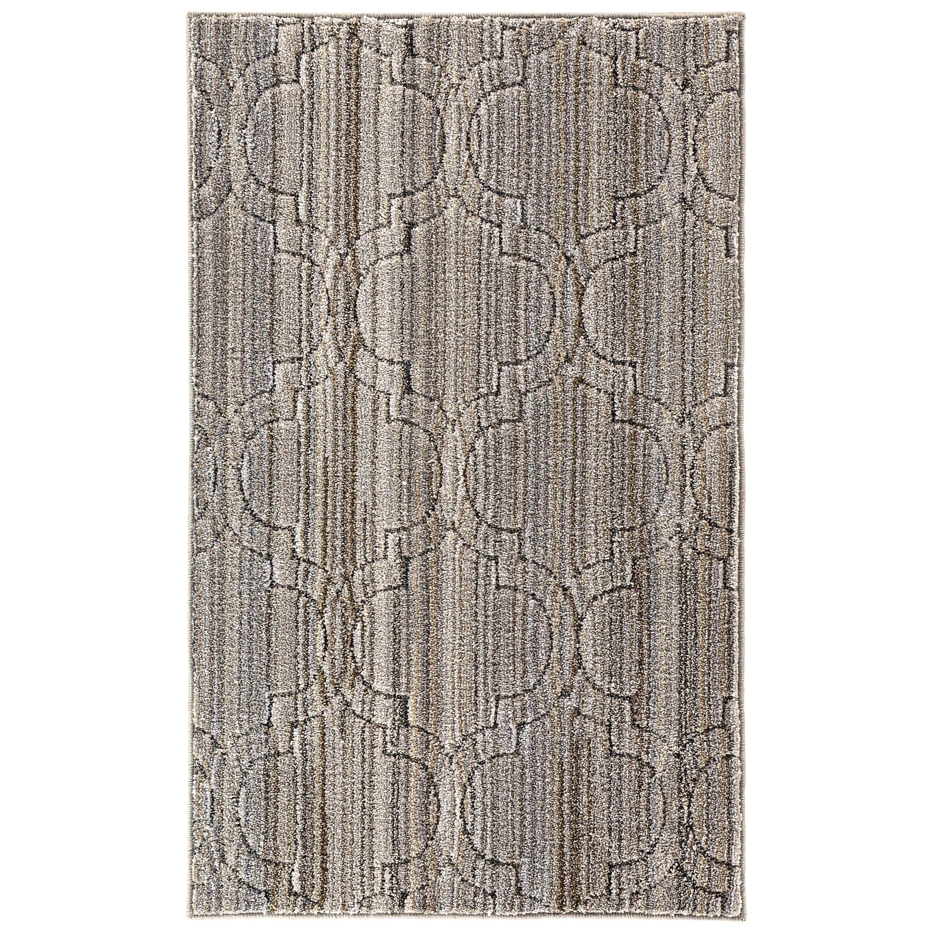 Garland Rug Studio Plush Silhouette Earth Tone Indoor Area Rug, 3' x 5'