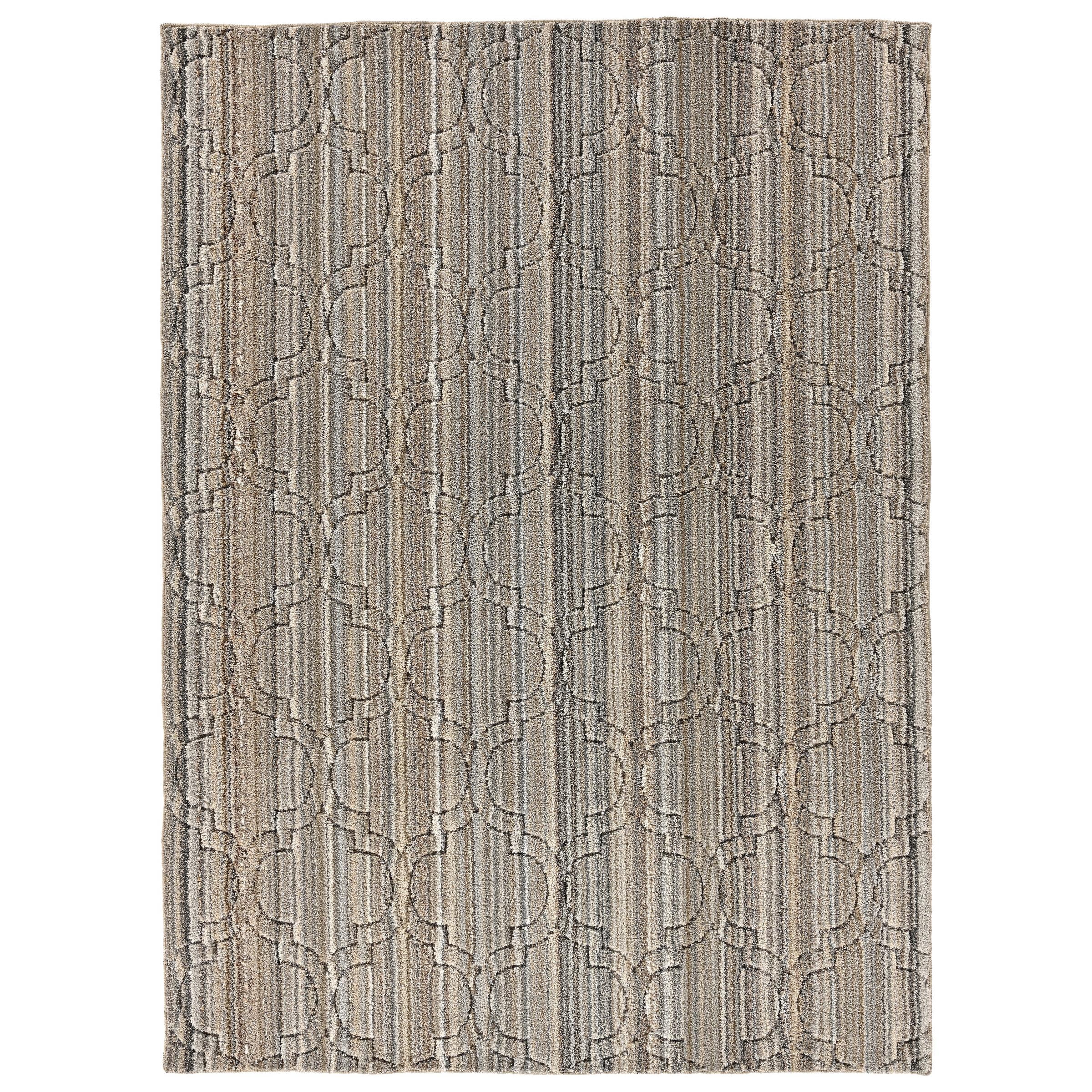 Garland Rug Studio Plush Silhouette Earth Tone Indoor Area Rug, 5' x 7'