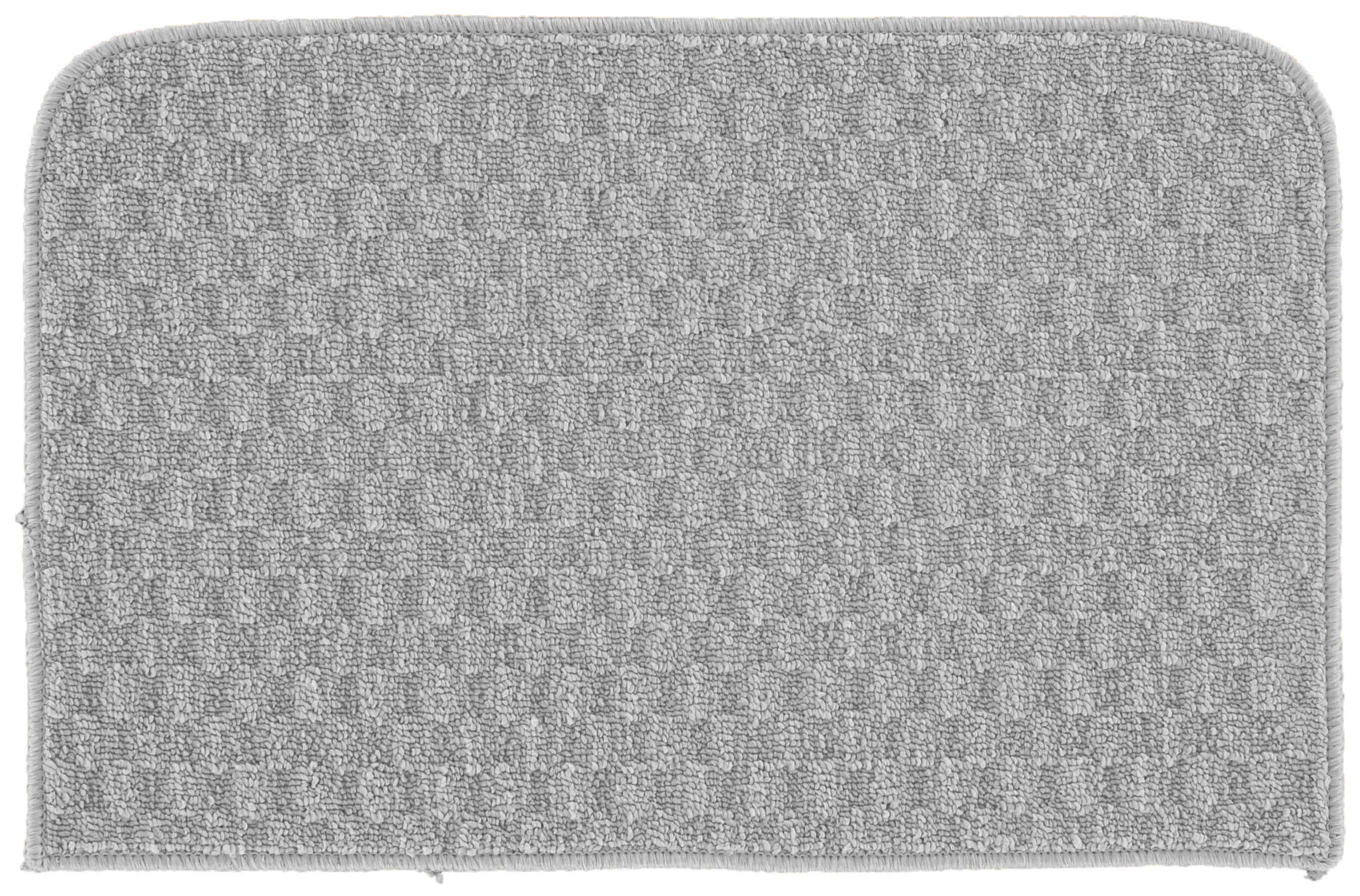 Garland Rug Town Square 18 in. x 30 in. Kitchen Slice Rug Silver