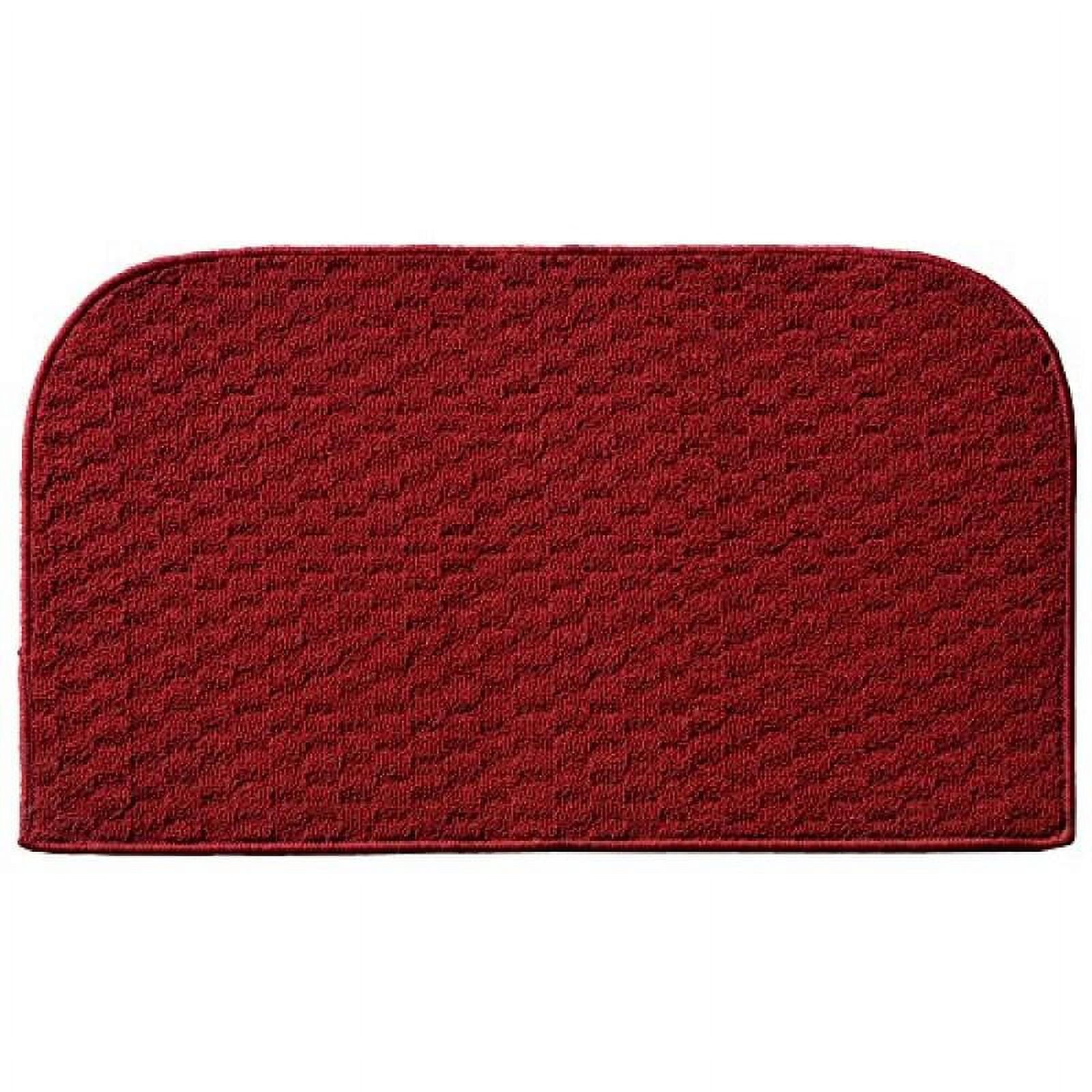 Garland Rug Town Square 18 in.x30 in. Kitchen Slice Rug Chili Red