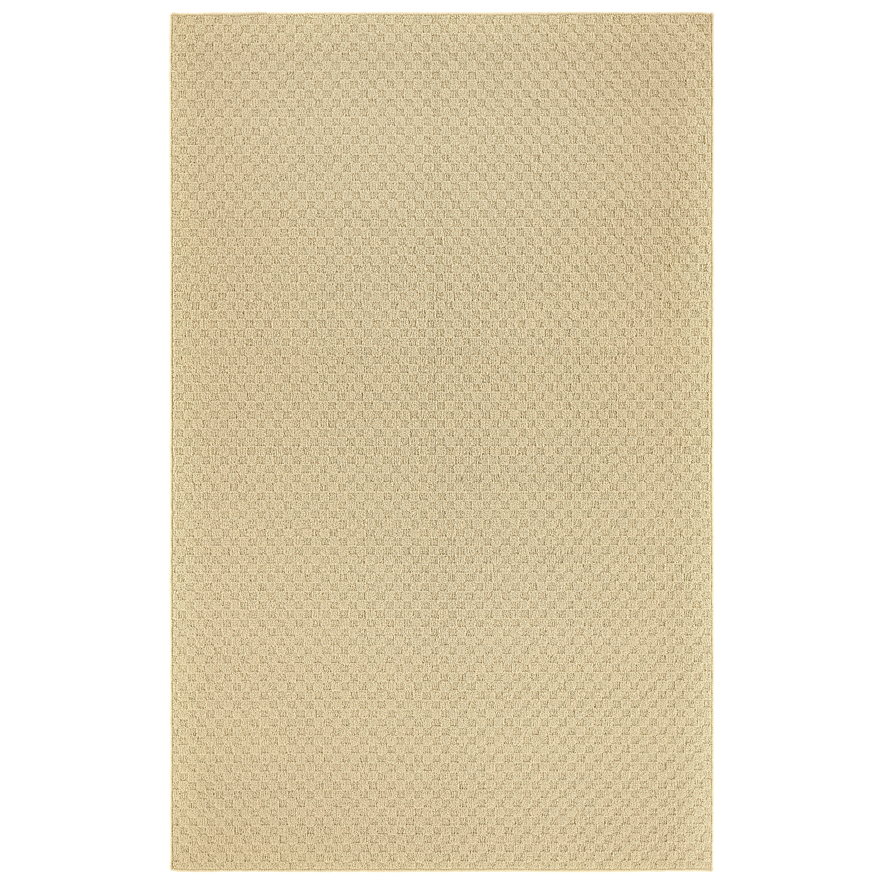 Town Square Tan Tufted Polypropylene Area Rug, 3' x 5'