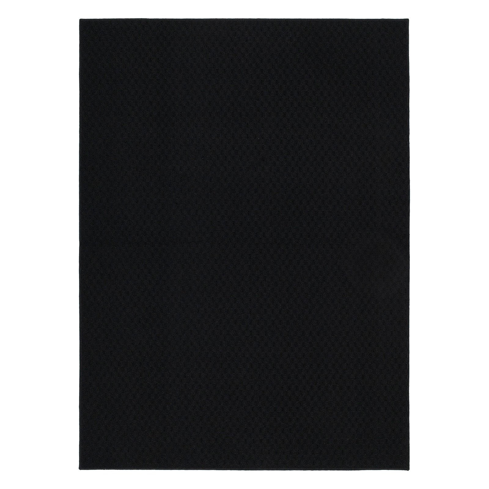 Garland Rug Town Square 5 ft. x 7 ft. Area Rug Black