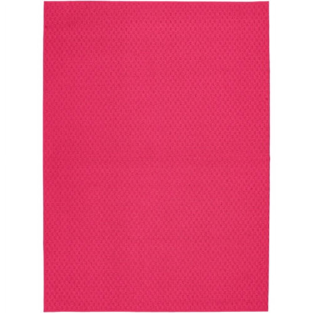 Garland Rug Town Square 6 ft. x 9 ft. Area Rug Pink