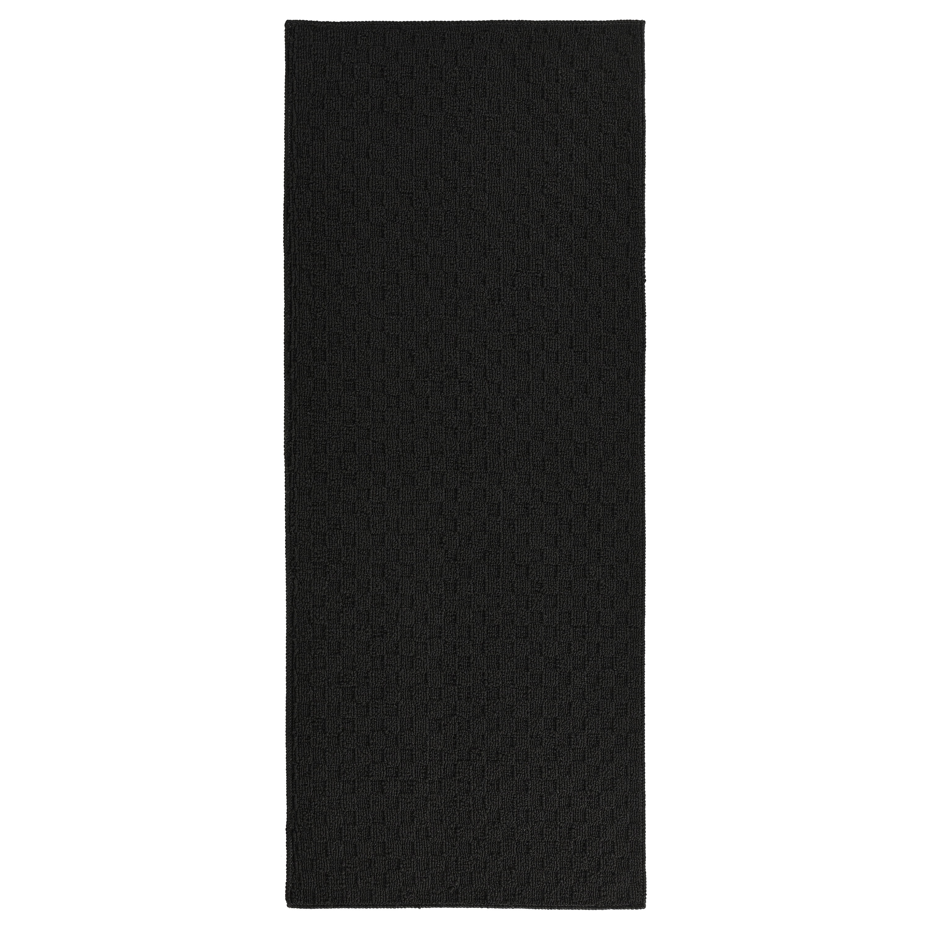 Garland Rug Town Square Black Indoor Runner Rug, 2' x 5'