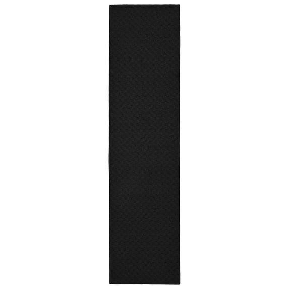 Garland Rug Town Square Polypropylene Black Indoor Runner Rug, 2' x 8'