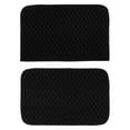 thumbnail image 1 of Garland Rug Town Square Black Kitchen Rug Set, 2 Piece Sliced Set (18"x28" Sliced, and 18"x28"), 1 of 5