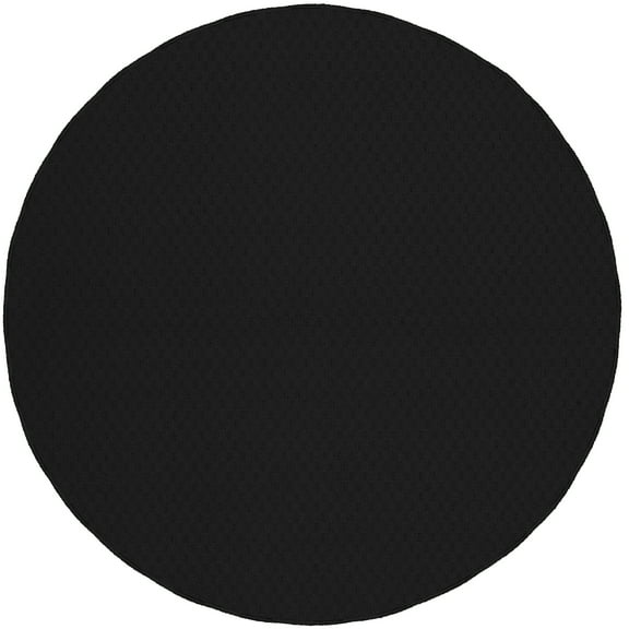 Garland Rug Town Square Black Round Indoor Area Rug, 5' x 5'