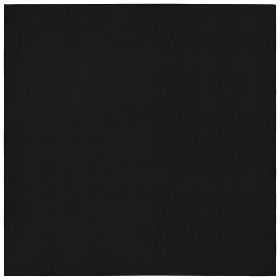 Garland Rug Town Square Polypropylene Black Square Indoor Area Rug, 12' x 12'