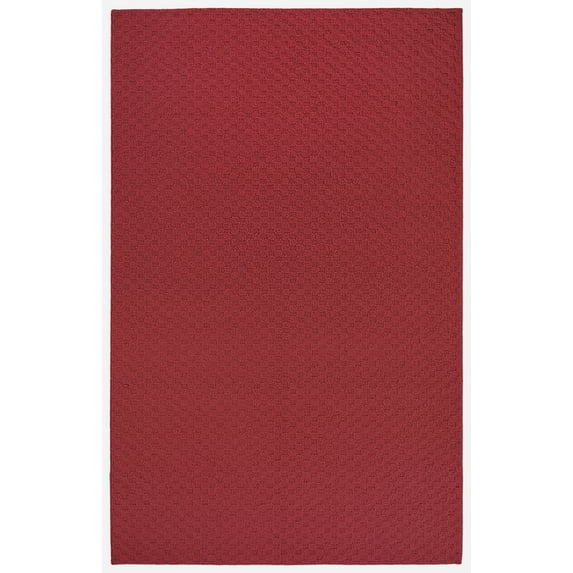 Garland Rug Town Square Chili Red Indoor Area Rug, 7'6" x 9'6"