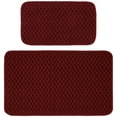thumbnail image 1 of Garland Rug Town Square Chili Red Kitchen Rug Set, 2 Piece Set (18"x30", and 24"x40"), 1 of 6