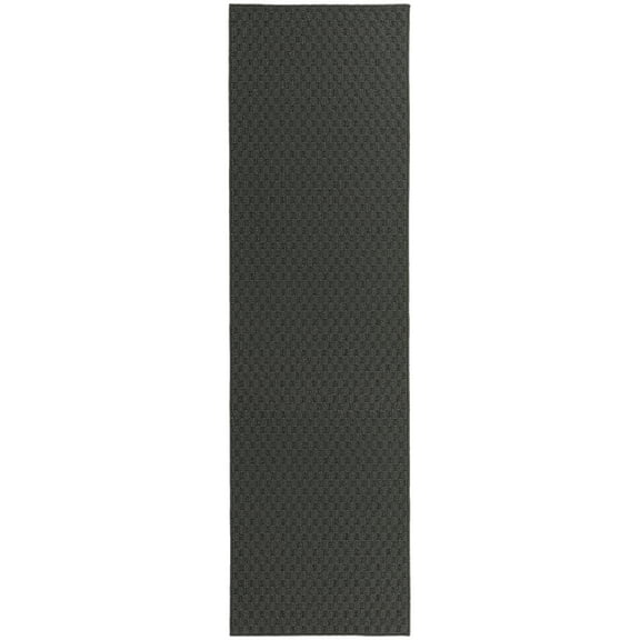 Garland Rug Town Square Cinder Gray Indoor Runner Rug, 2' x 12'