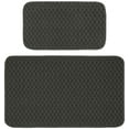 thumbnail image 1 of Garland Rug Town Square Cinder Gray Kitchen Rug Set, 2 Piece Set (18"x30", and 24"x40"), 1 of 5