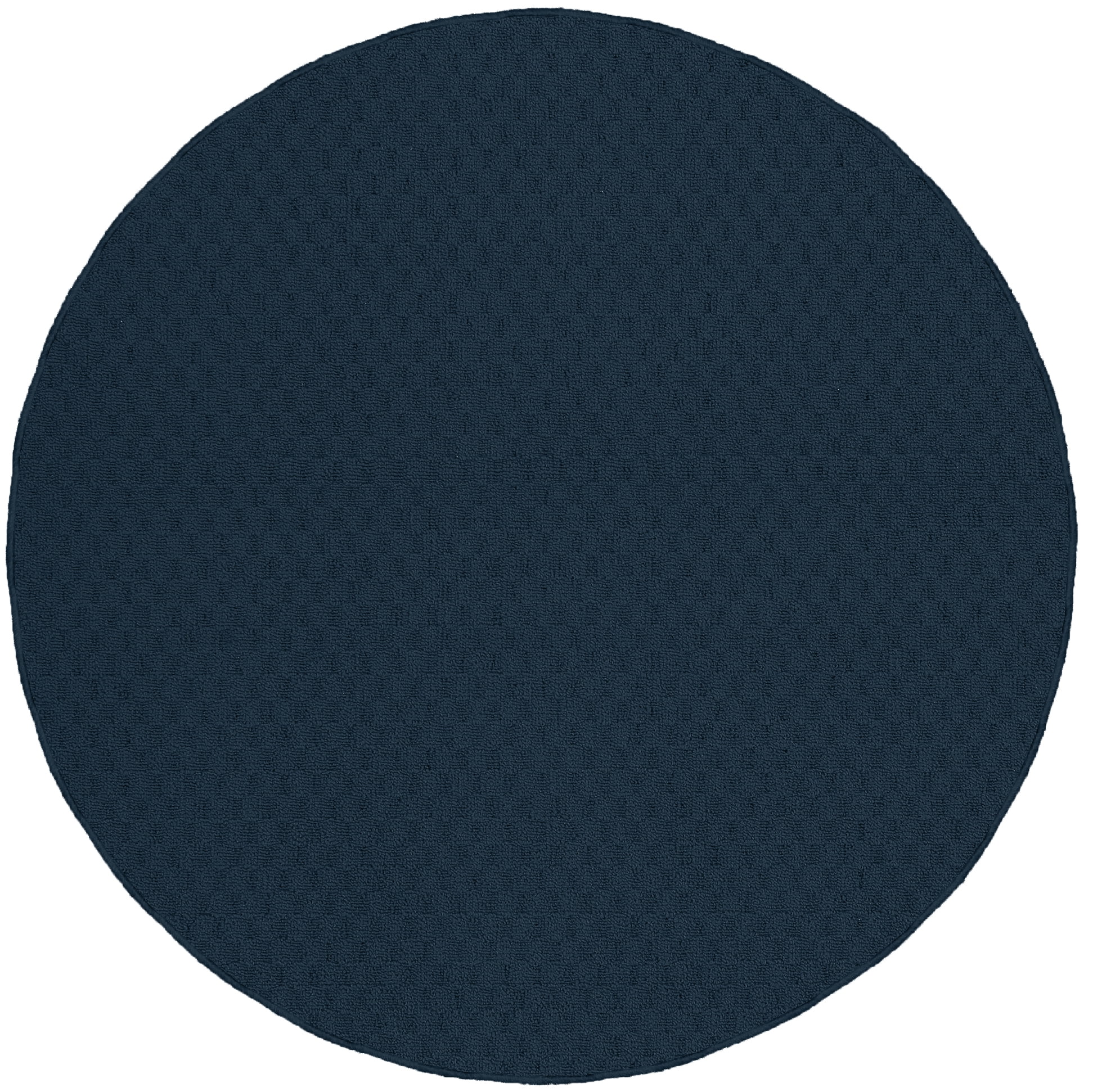 Garland Rug Town Square Navy Round Indoor Area Rug, 5' x 5'