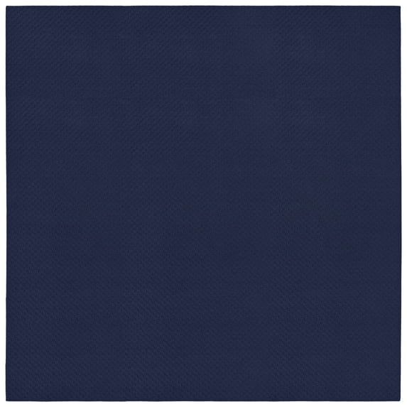 Garland Rug Town Square Polypropylene Navy Square Indoor Area Rug, 12' x 12'