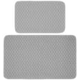 thumbnail image 1 of Garland Rug Town Square Silver Kitchen Rug Set, 2 Piece Set (18"x30", and 24"x40"), 1 of 5