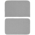 thumbnail image 1 of Garland Rug Town Square Silver Kitchen Rug Set, 2 Piece Sliced Set (18"x28" Sliced, and 18"x28"), 1 of 5