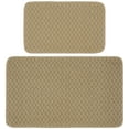 thumbnail image 1 of Garland Rug Town Square Tan Kitchen Rug Set, 2 Piece Set (18"x30", and 24"x40"), 1 of 5