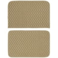 thumbnail image 1 of Garland Rug Town Square Tan Kitchen Rug Set, 2 Piece Sliced Set (18"x28" Sliced, and 18"x28"), 1 of 7