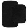 thumbnail image 1 of Garland Rug Traditional Washable Bath Rug Set, 2 Piece Set (17"x24" Bath Rug, & 21"x34" Bath Rug) Black, 1 of 8